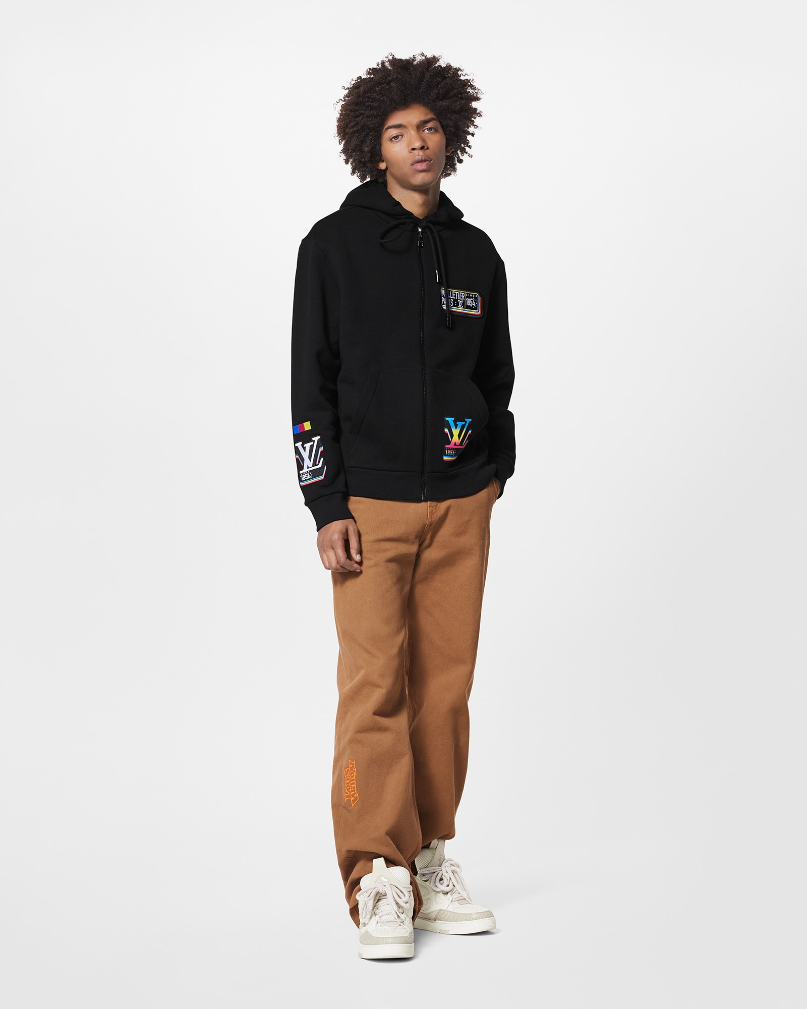 LV Jazz Multi Logo Hoodie - Ready-to-Wear 1AATM6 | LOUIS VUITTON